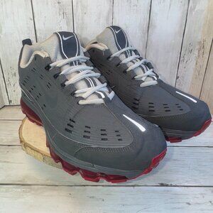 Nike Air Max 2006 Leather Dark Grey Red Mens Size 10.5 2012 RELEASE 525230-016